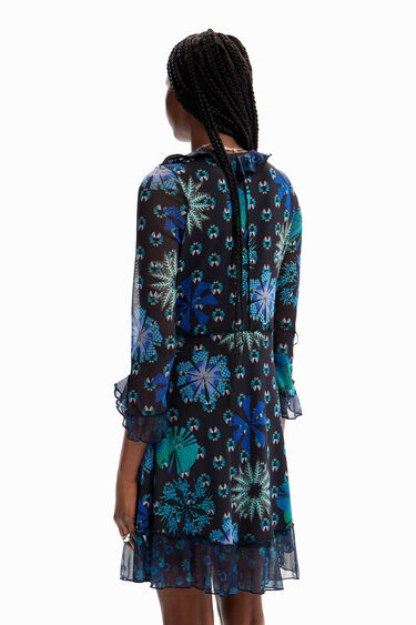 Short ruffle dress | Desigual