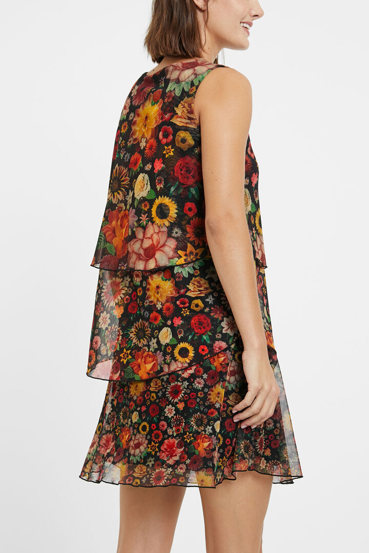 Floral flounces dress | Desigual
