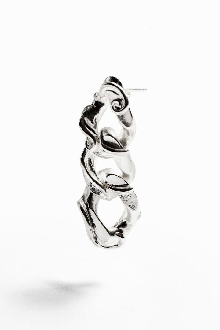 Zalio gold-plated chain earrings | Desigual