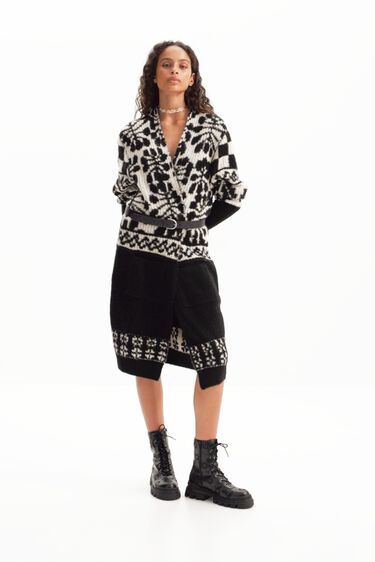 Càrdigan llarg oversize M. Christian Lacroix | Desigual