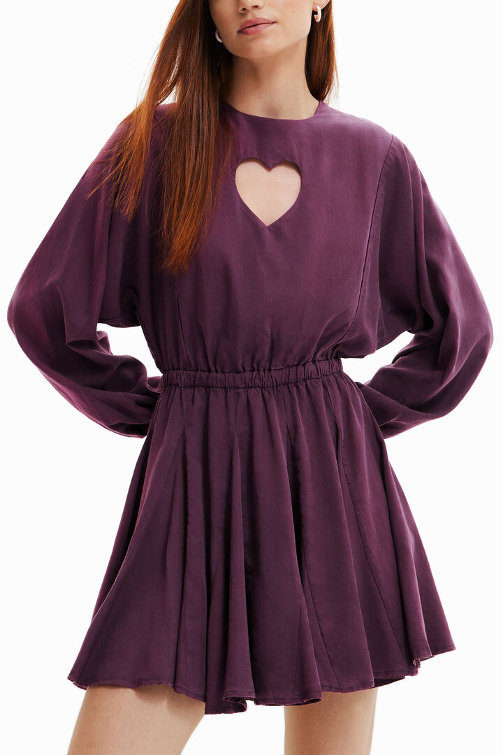 Vestido corto corazón | Desigual