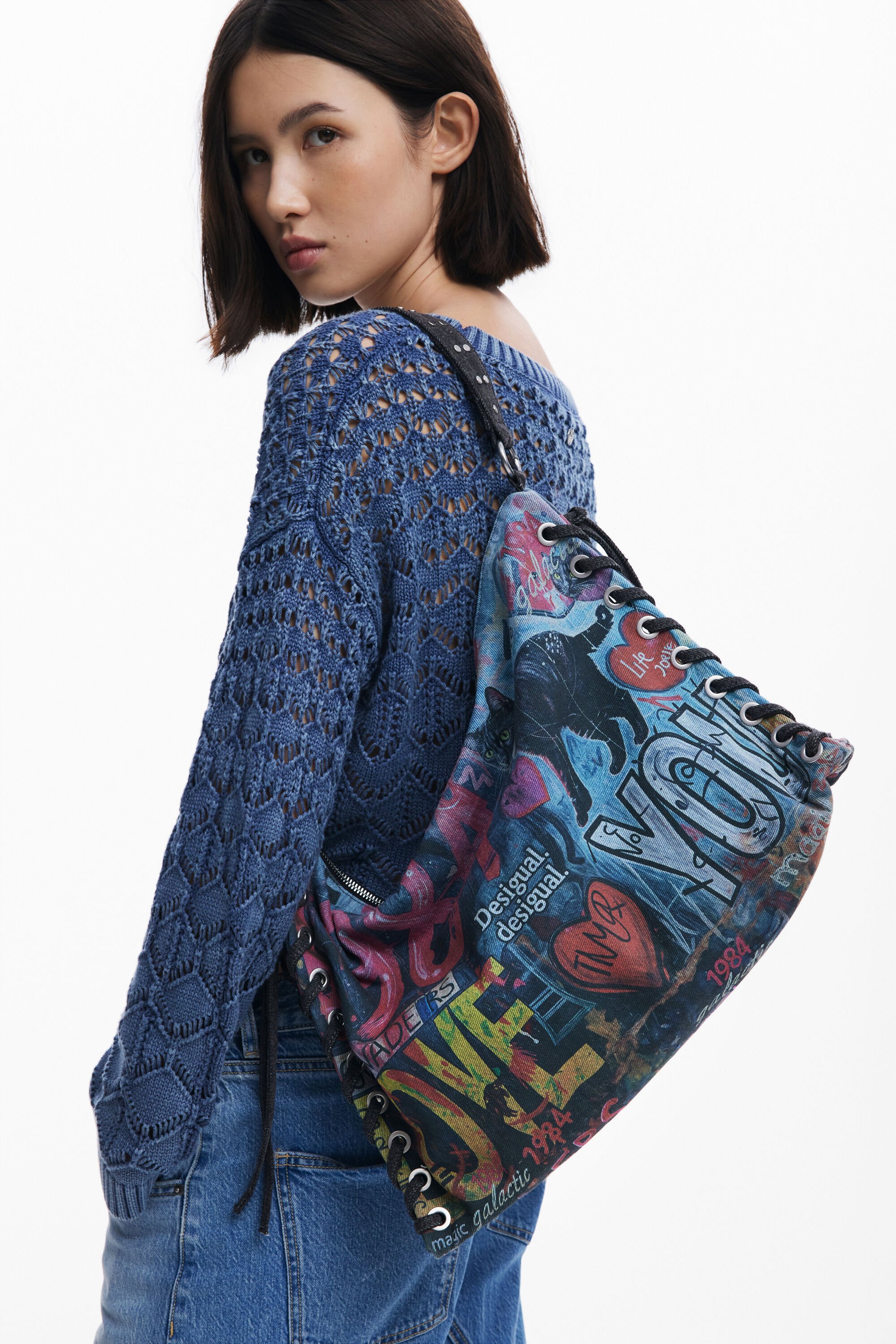 グラフィティ大きなバッグ 女性用 I Desigual.com