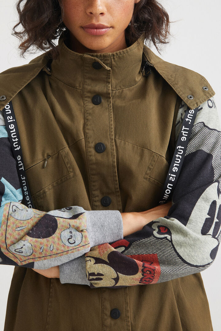 Mickey Mouse hooded parka | Desigual