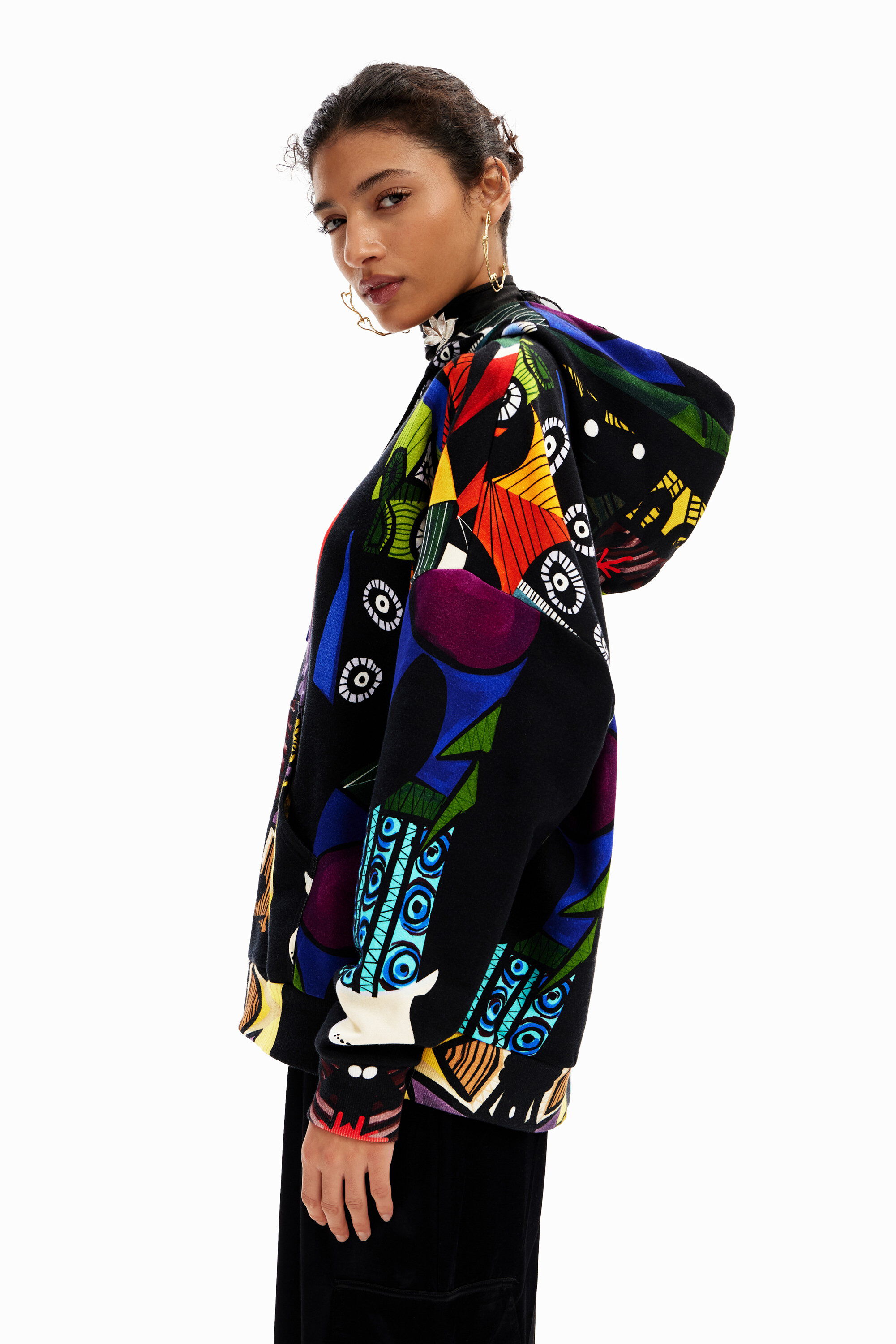 Women's M. Christian Lacroix arty hoodie I Desigual.com