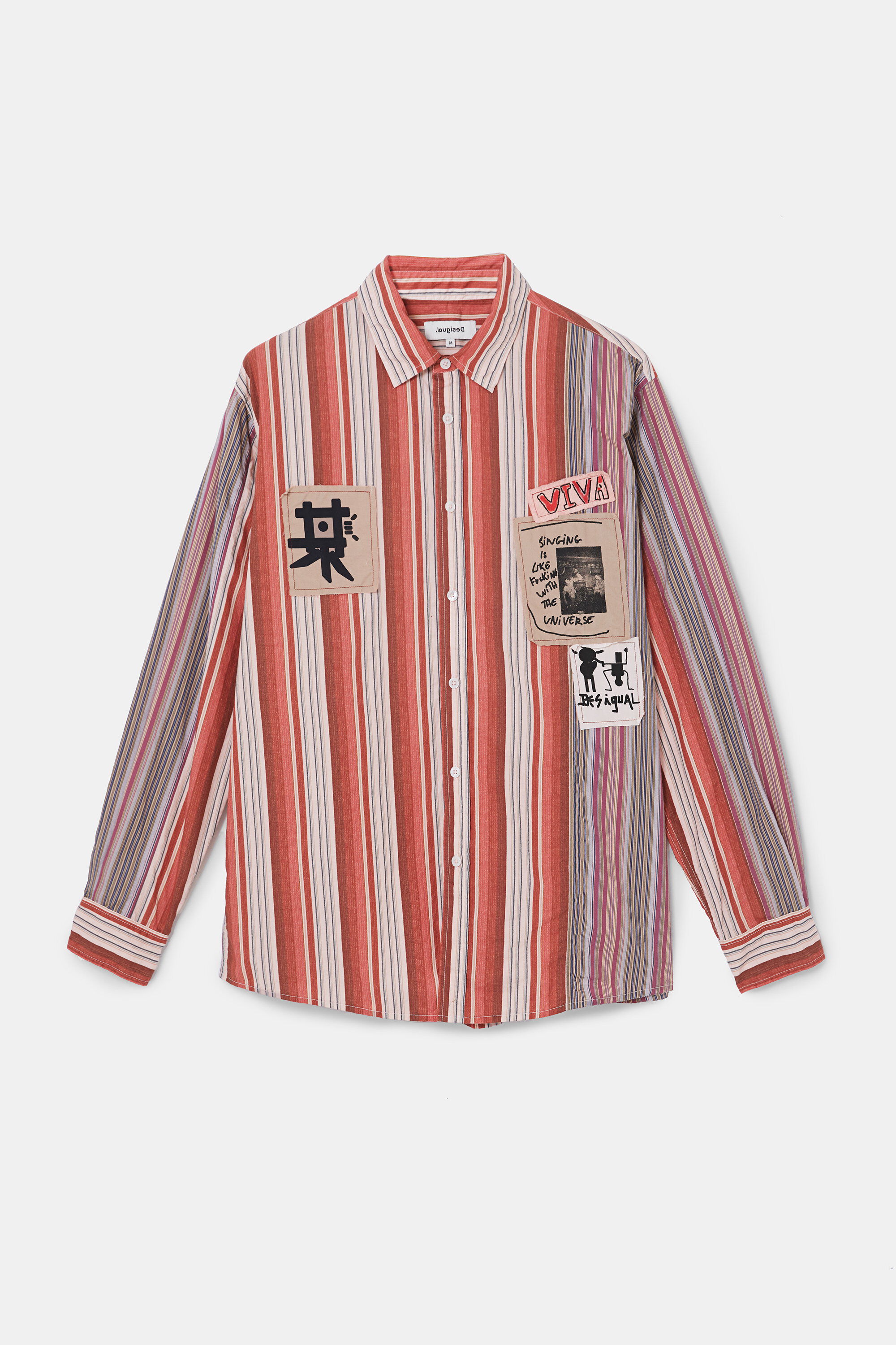 Cotton shirt patch messages