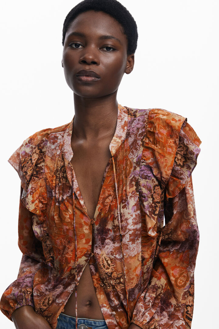 Romantic paisley blouse | Desigual