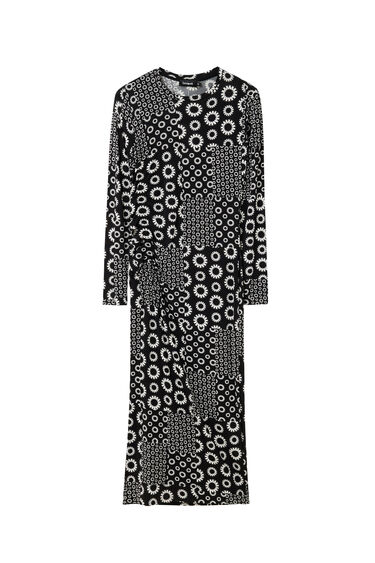 Vestit midi slim patch | Desigual