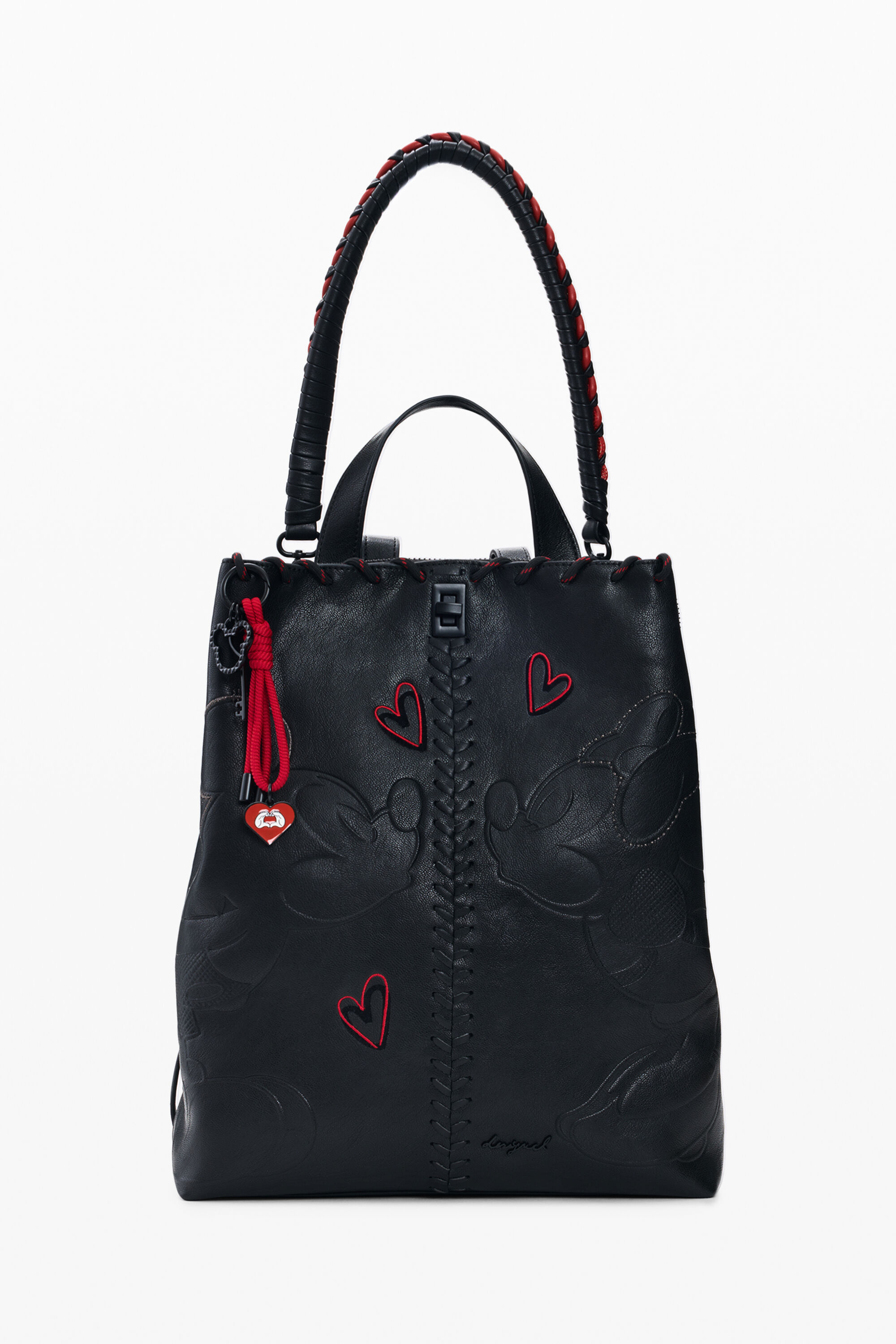 Medium Mickey Mouse™ backpack black women's accessories I Desigual.com