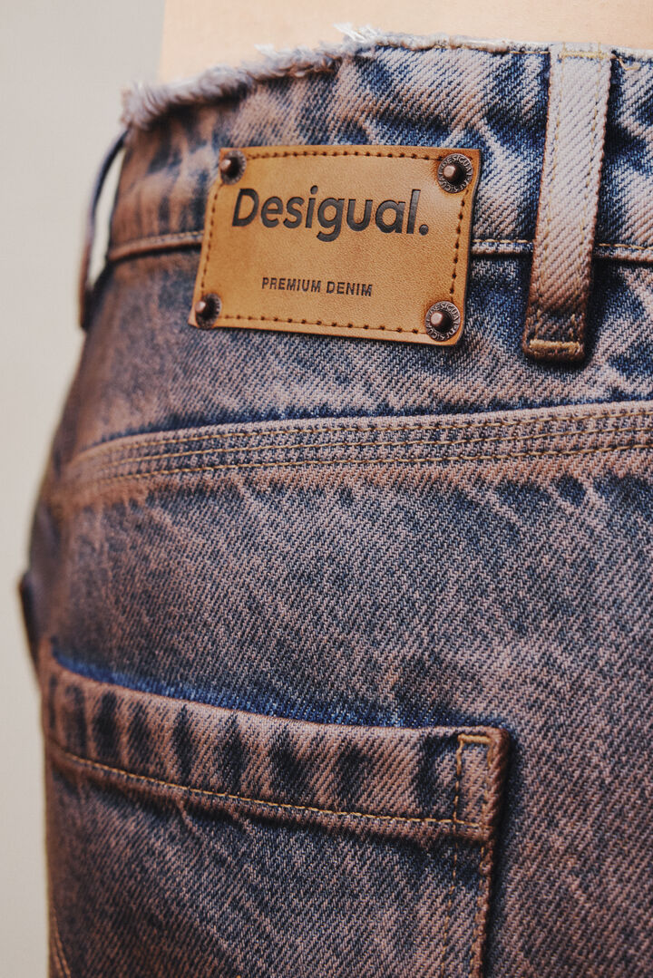 Studio frayed baggy pants | Desigual
