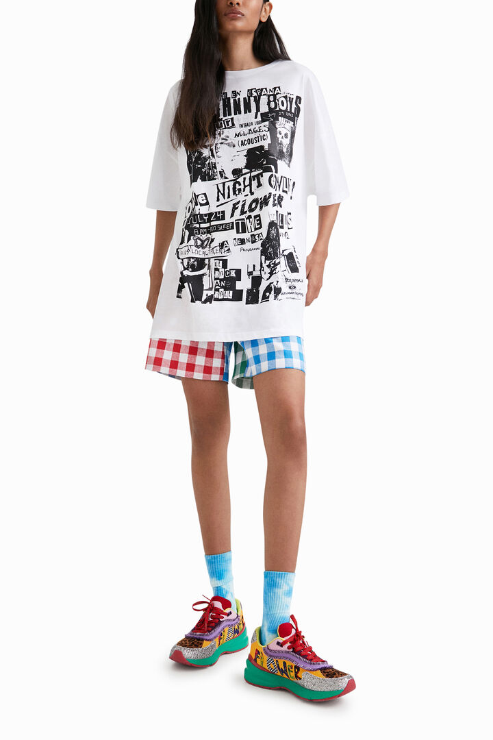 T-shirt oversize unisexe Johnson Hartig | Desigual