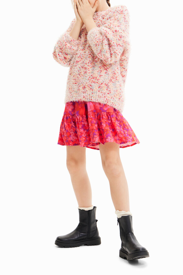 Bouclé texture pullover | Desigual