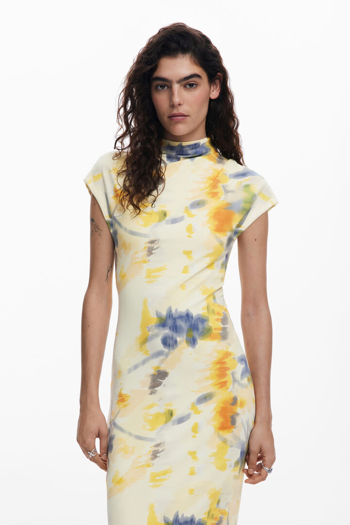 Floral tube dress | Desigual