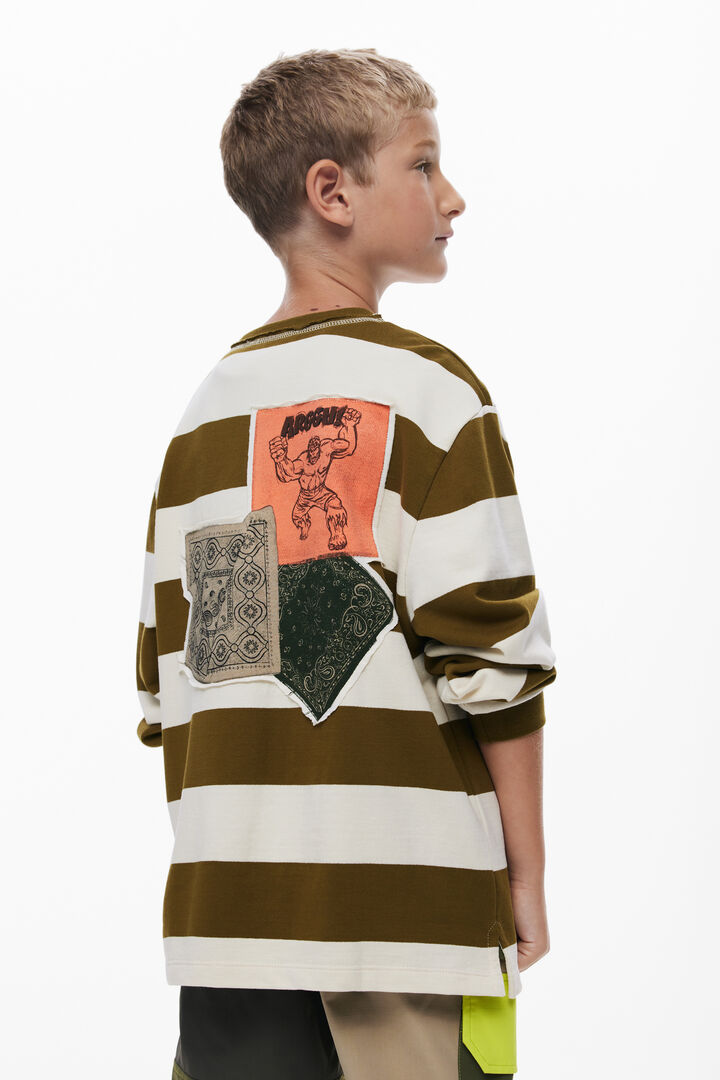 MARVEL™ STRIPED SWEATSHIRT | Desigual