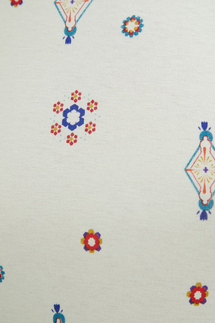 Camiseta viscosa estampado boho | Desigual