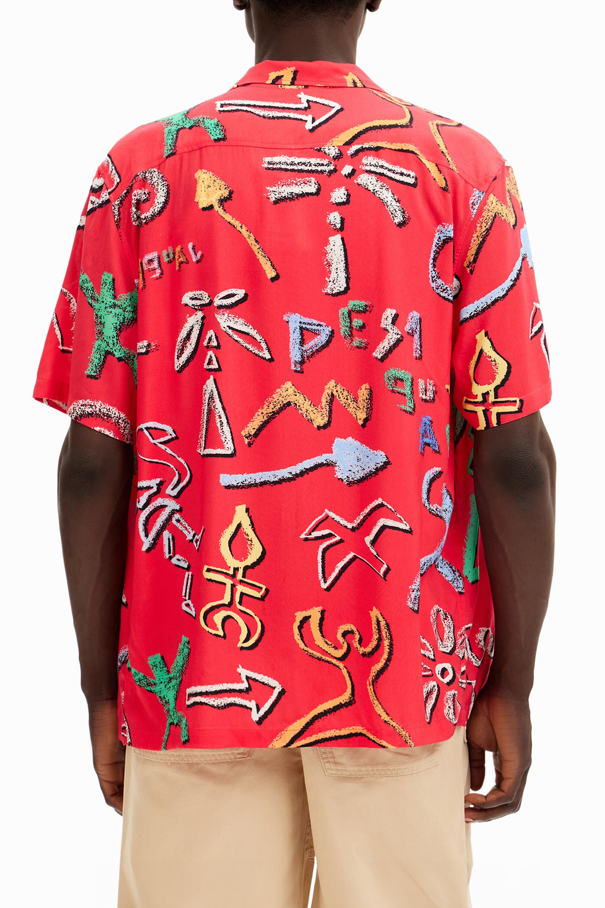 Man  WouldTシャツ (肖像Ver.) Shirt with artistic motifs men's I Desigual.com