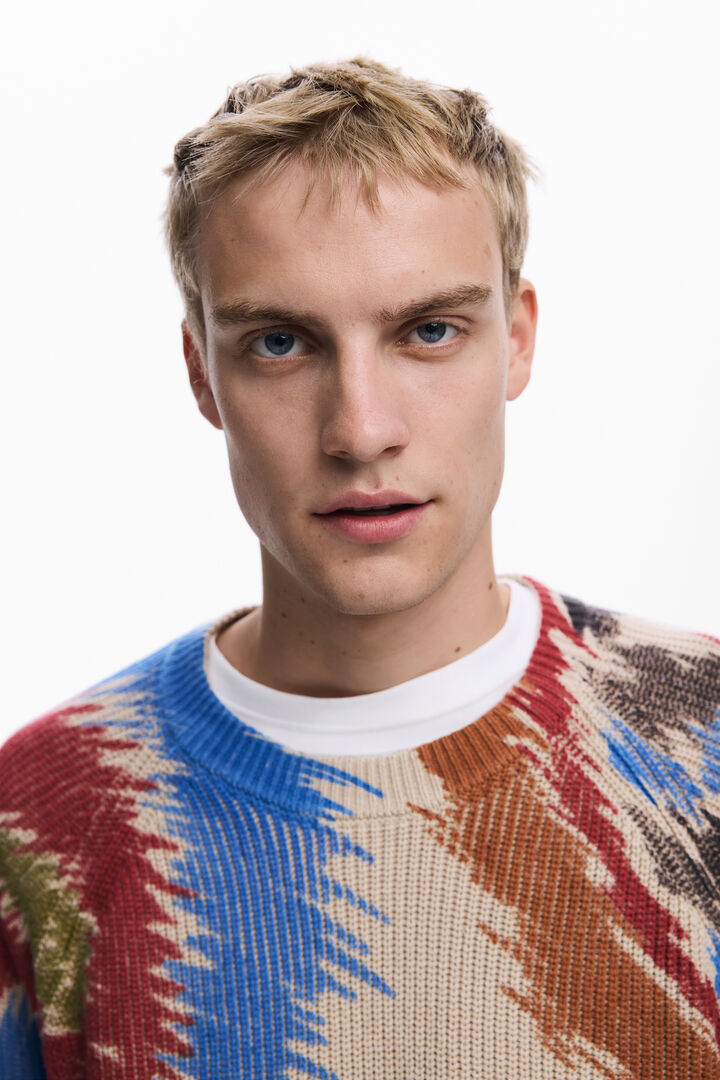 Abstract paisley sweater | Desigual