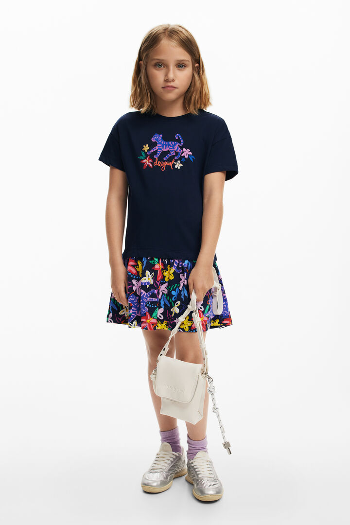 Printed short dress | Desigual