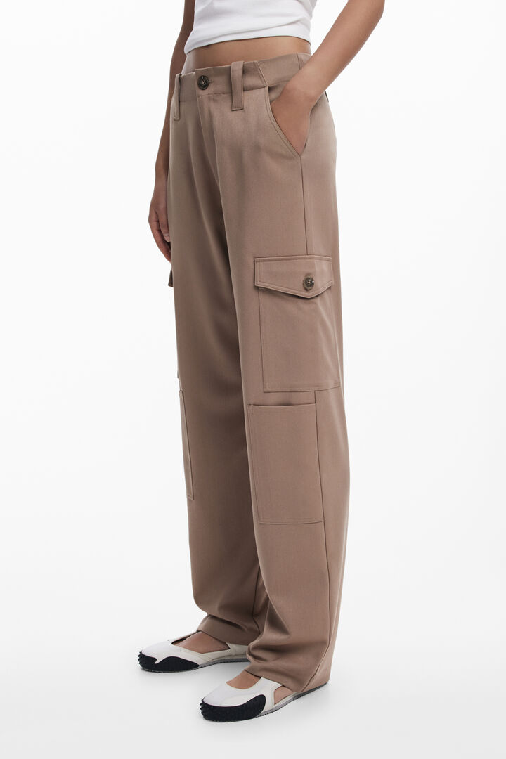 Utility straight pants