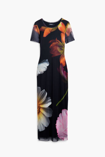 Tulle flower dress | Desigual