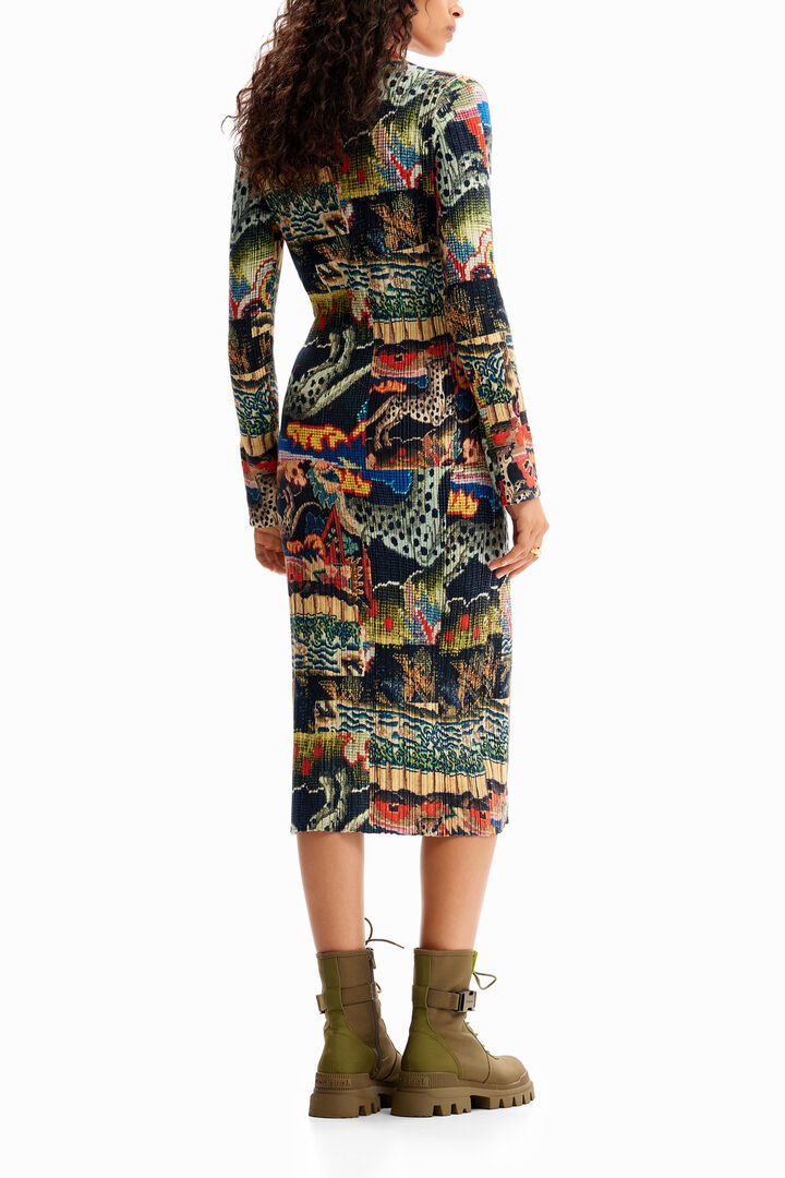 M. Christian Lacroix gobelin midi ruha | Desigual