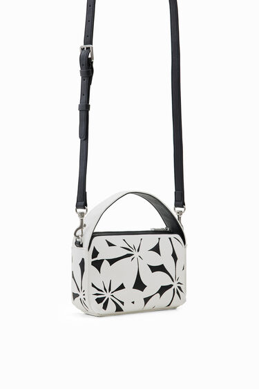 Bolso mini flores troqueladas | Desigual