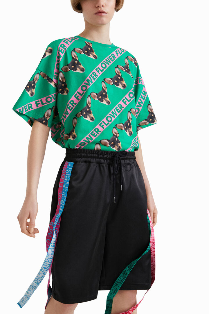 Pantalón corto cintas Johnson Hartig | Desigual