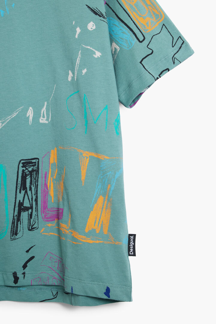 Short-sleeve doodle T-shirt | Desigual