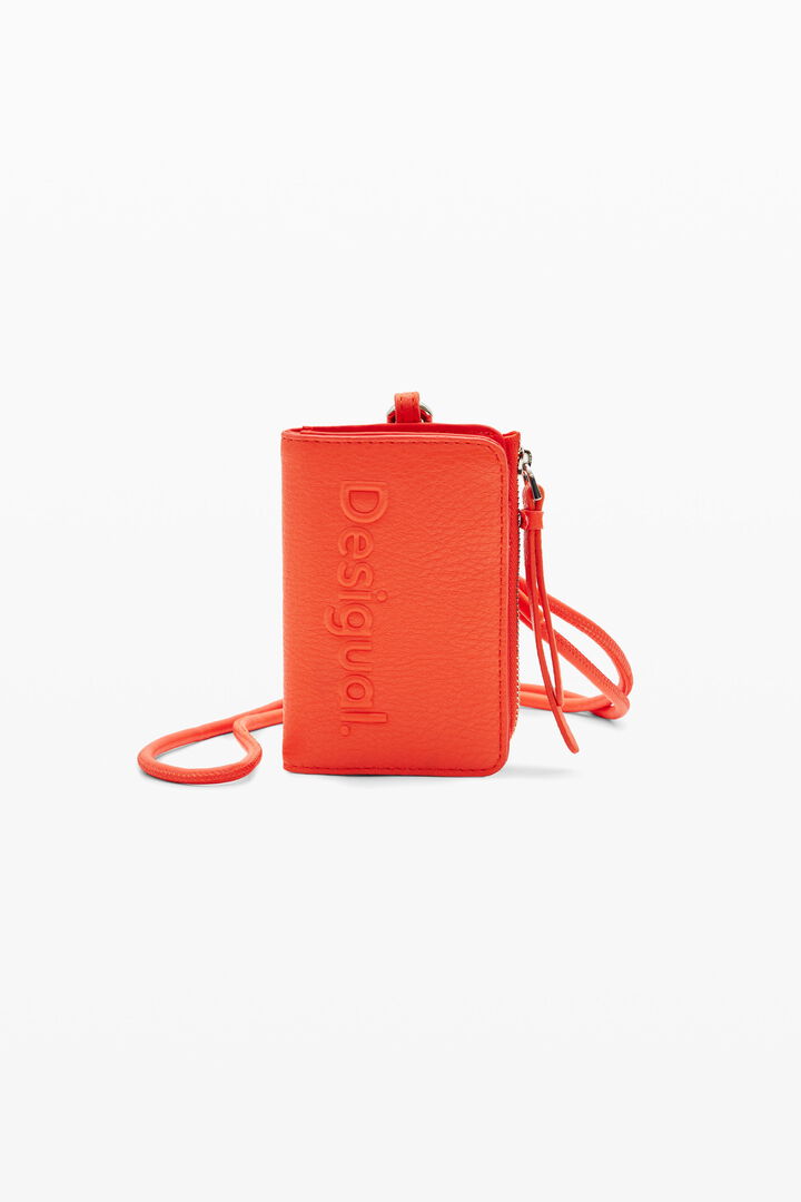 紐&ロゴ ミニ財布