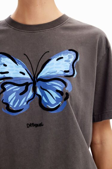 Butterfly illustration T-shirt | Desigual