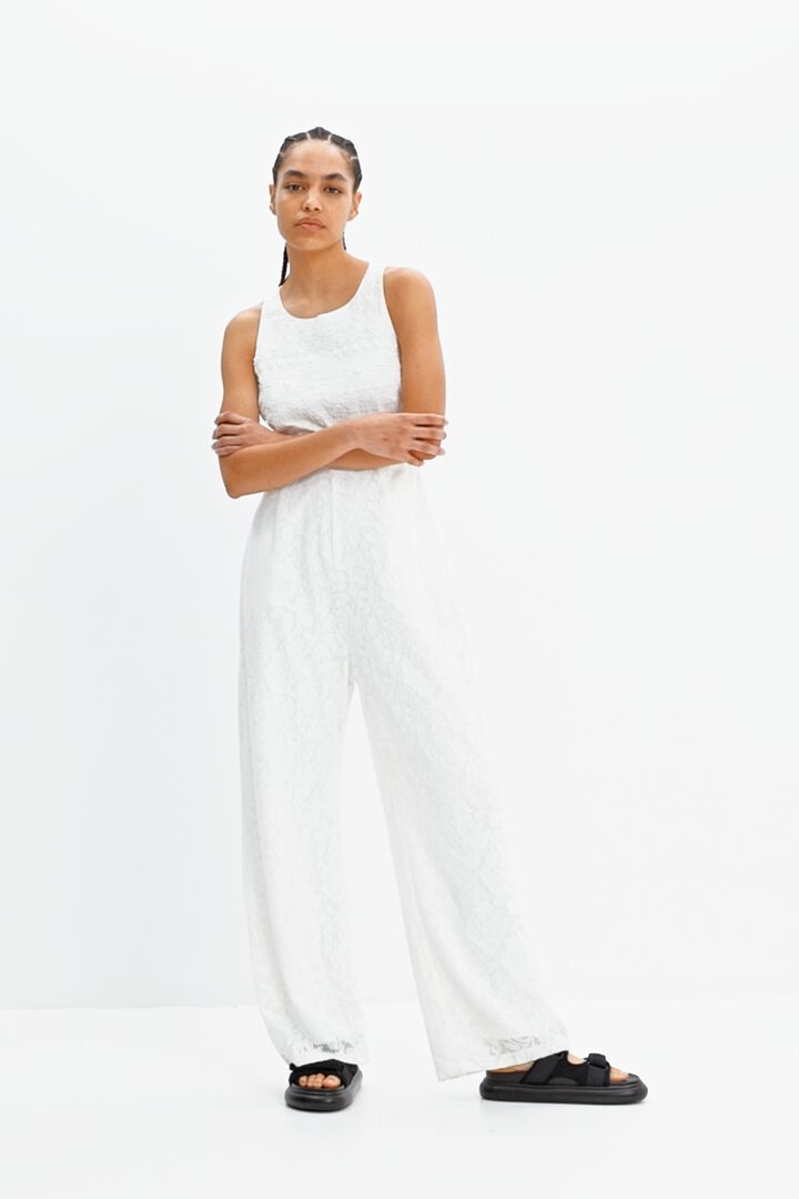 Long embroidered lace jumpsuit | Desigual