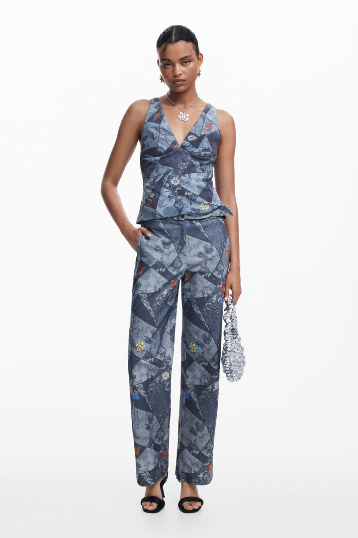 Camiseta patch tirantes | Desigual