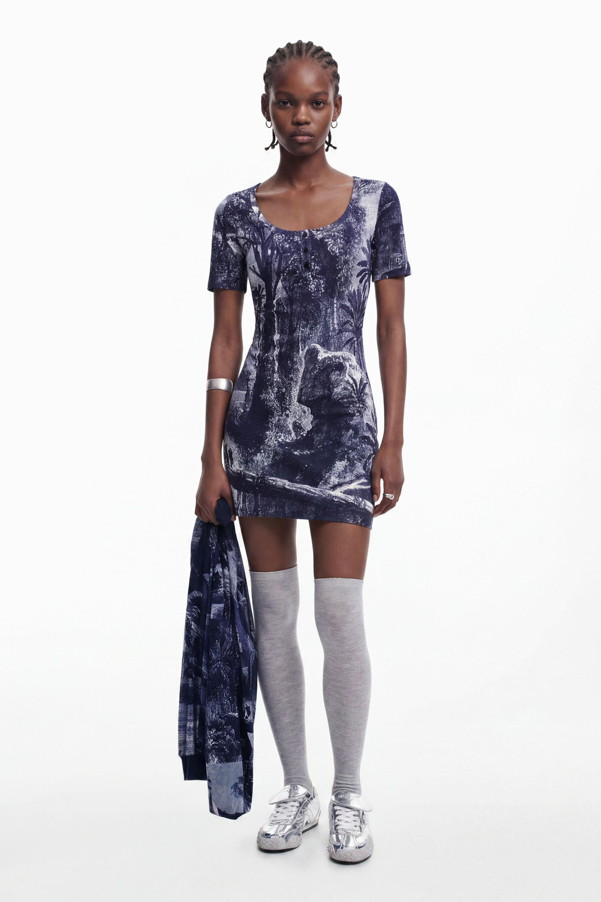 Dress designed by Mr. Christian Lacroix - BLUE - M