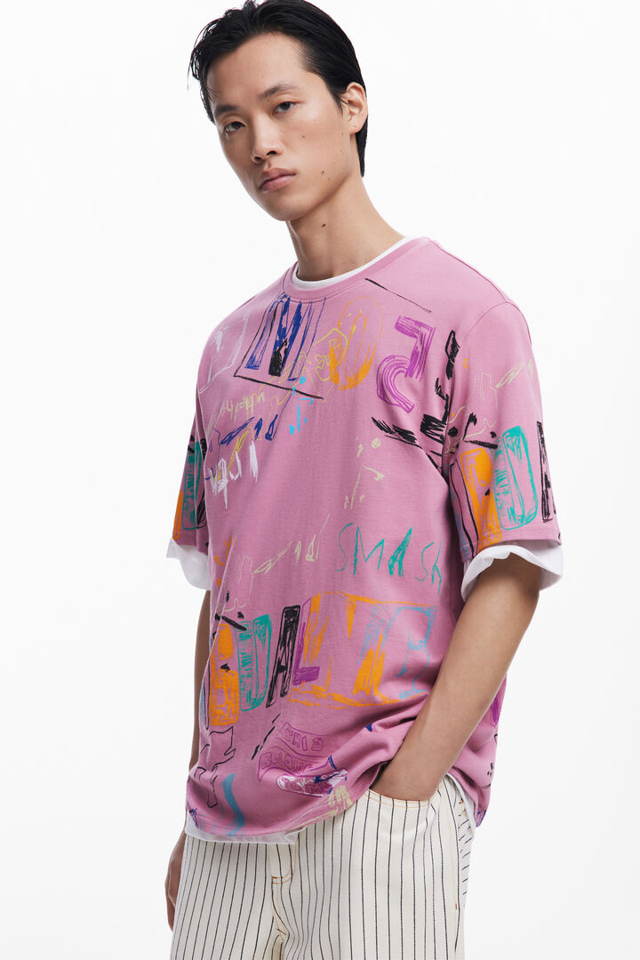 Brushstroke T-shirt | Desigual