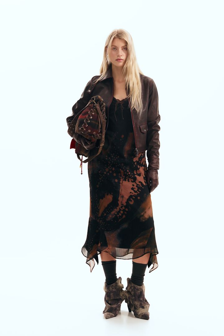 Robe longue imprimée | Desigual