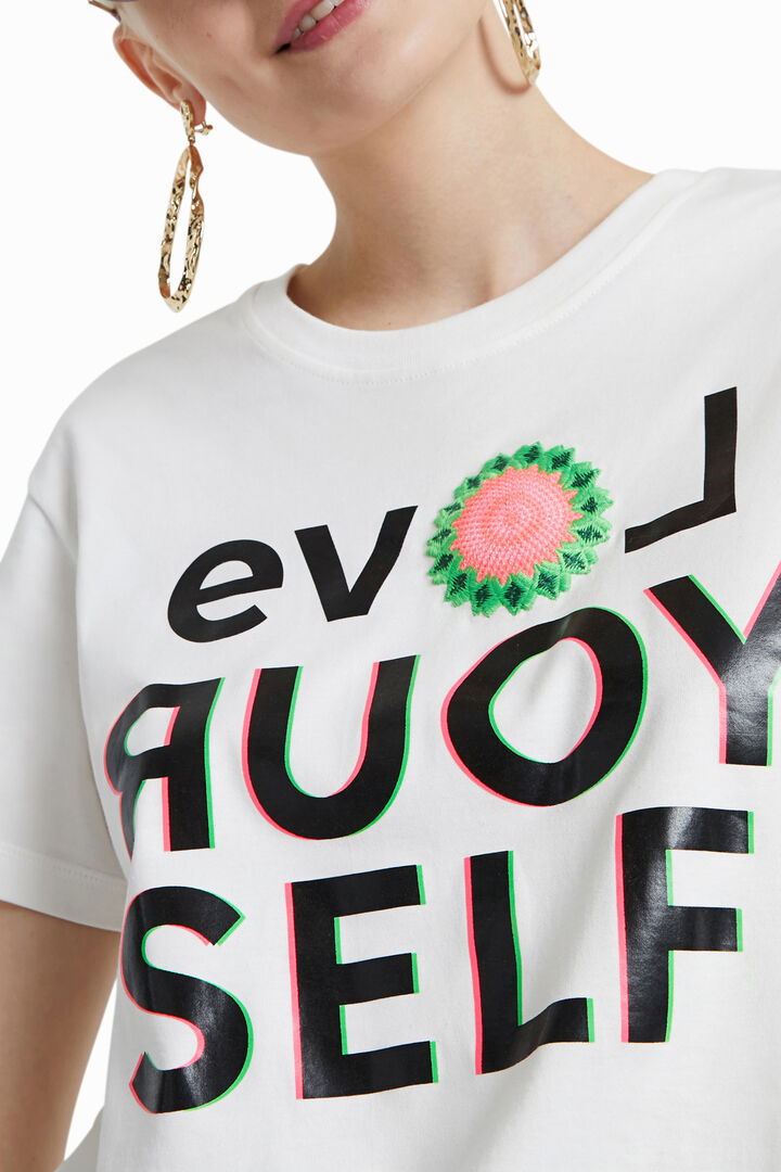 Camiseta LOVE YOURSELF | Desigual