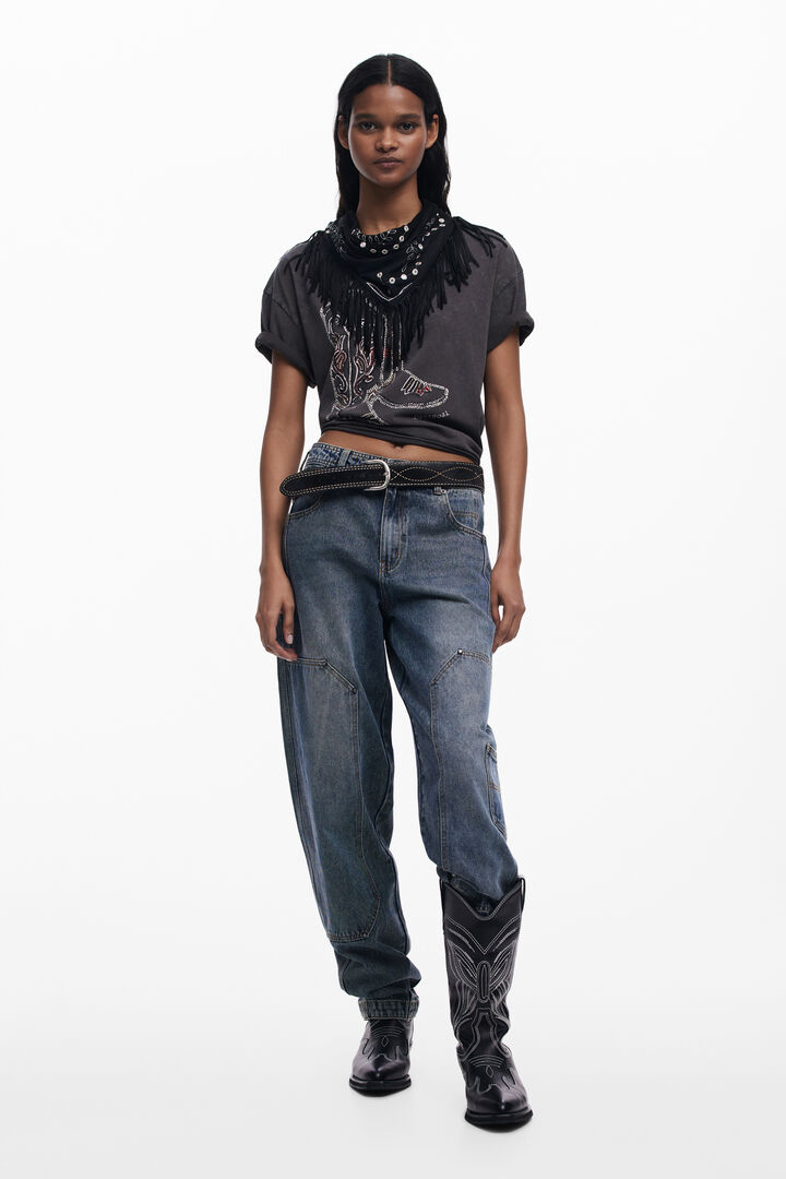 Cowboy boots T-shirt | Desigual