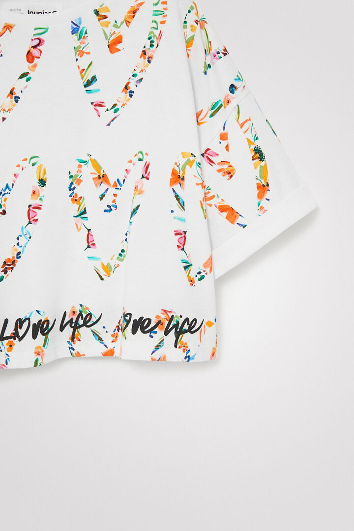 Camiseta corazones | Desigual
