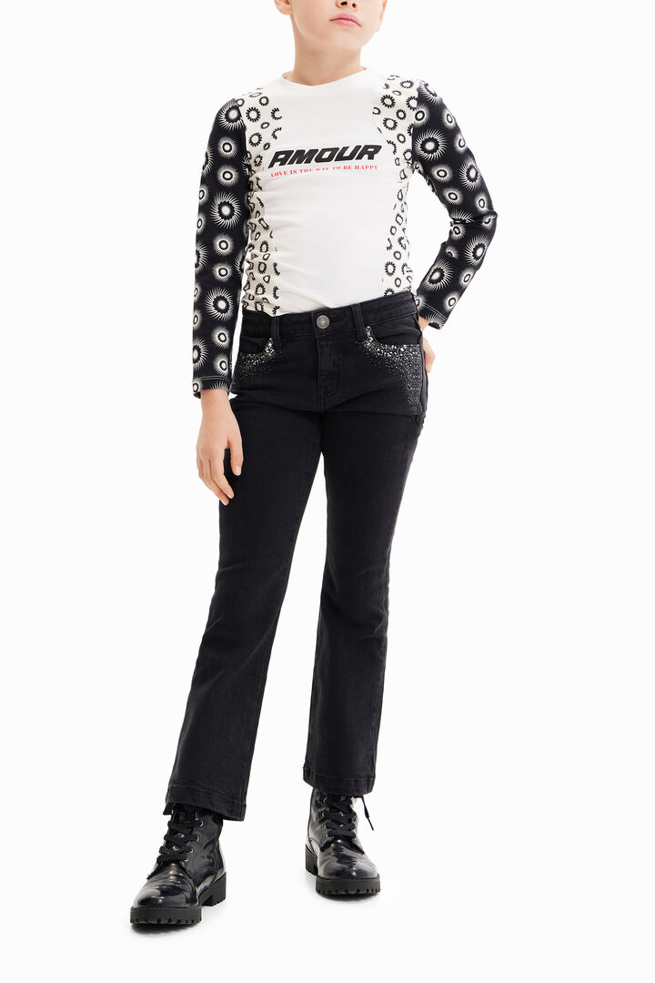 Tričko srdce Mickey Mouse | Desigual