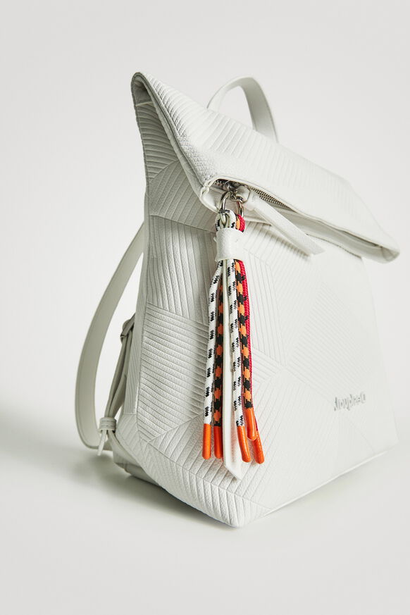 Striped geometric backpack | Desigual