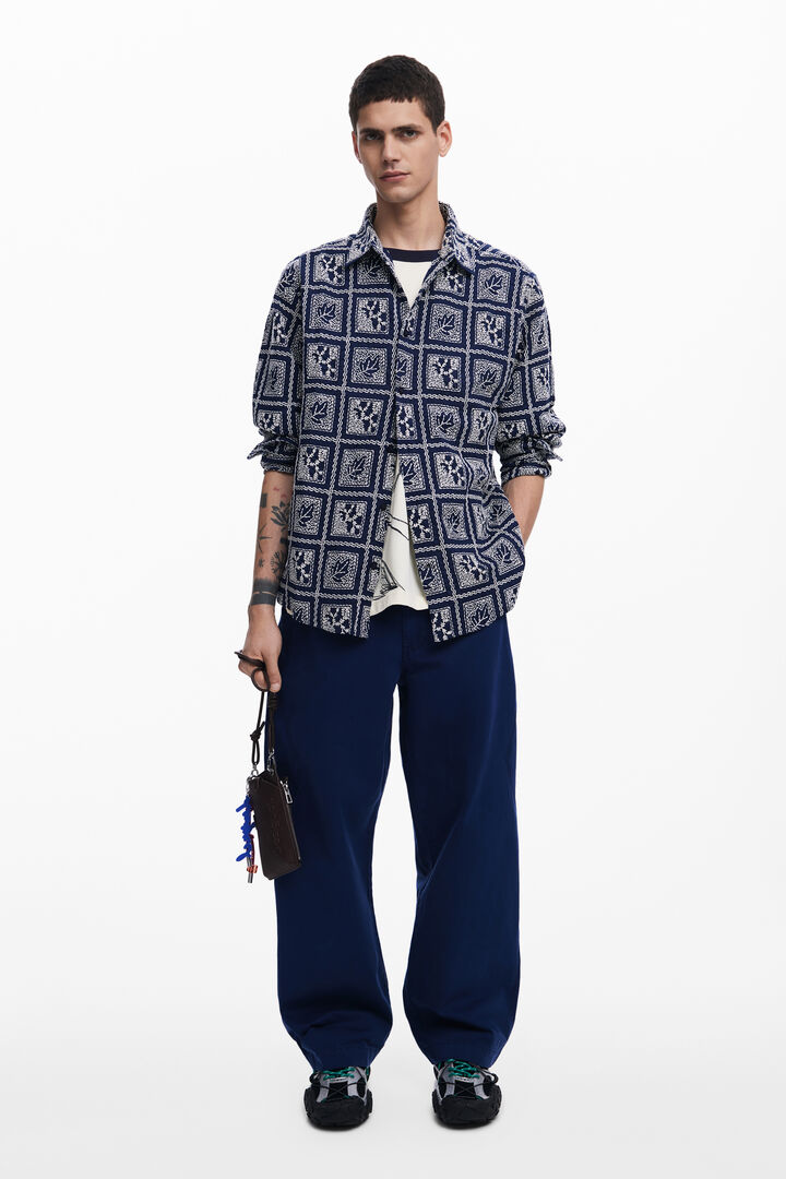 Camisa de màniga llarga de quadres | Desigual
