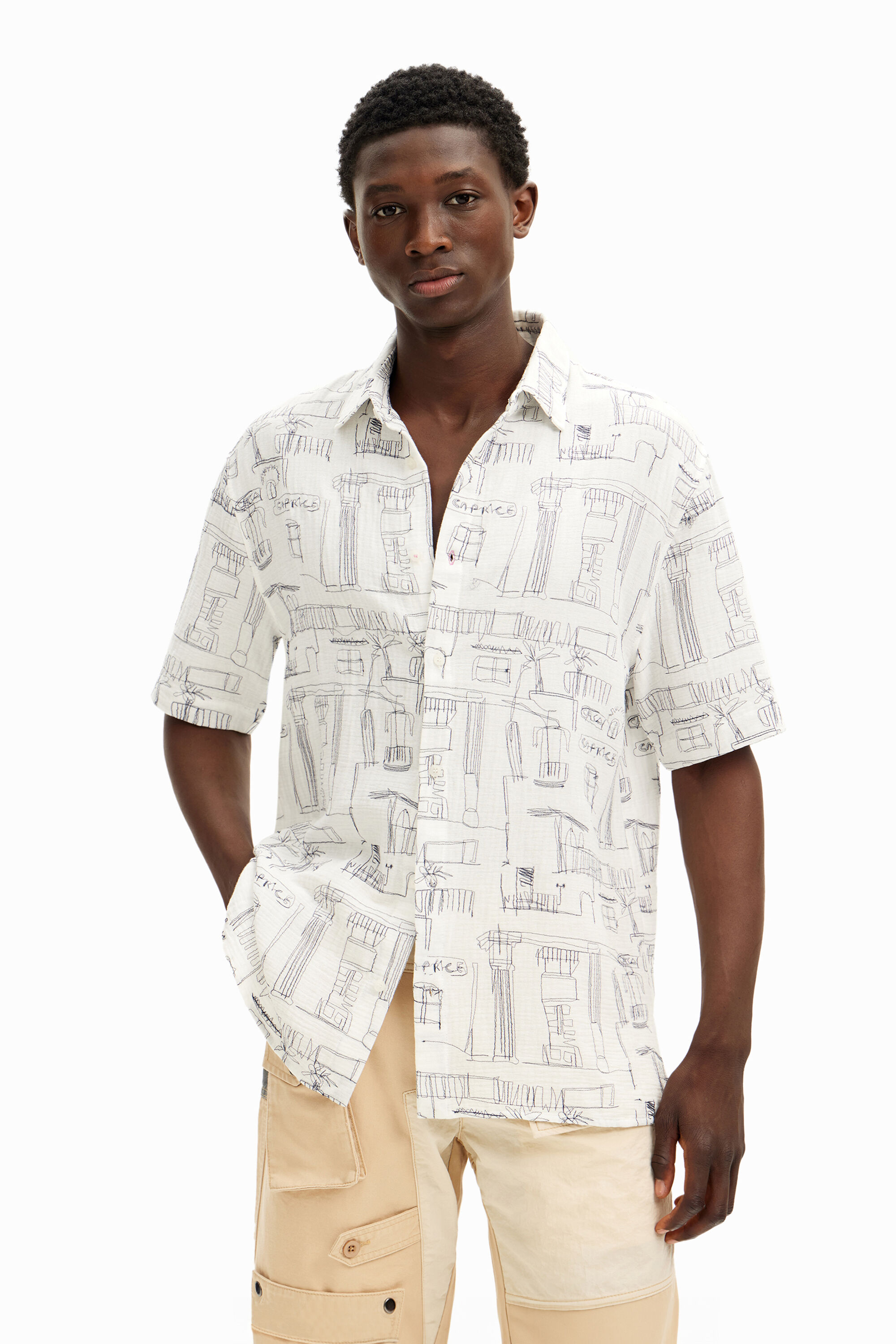 Camiseta hombre desigual best sale