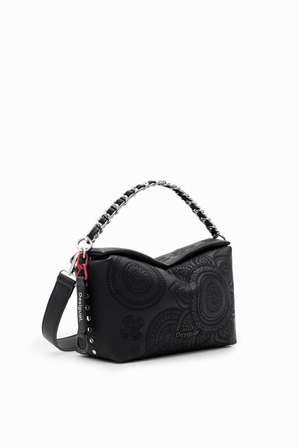 Midsize embroidered bag
