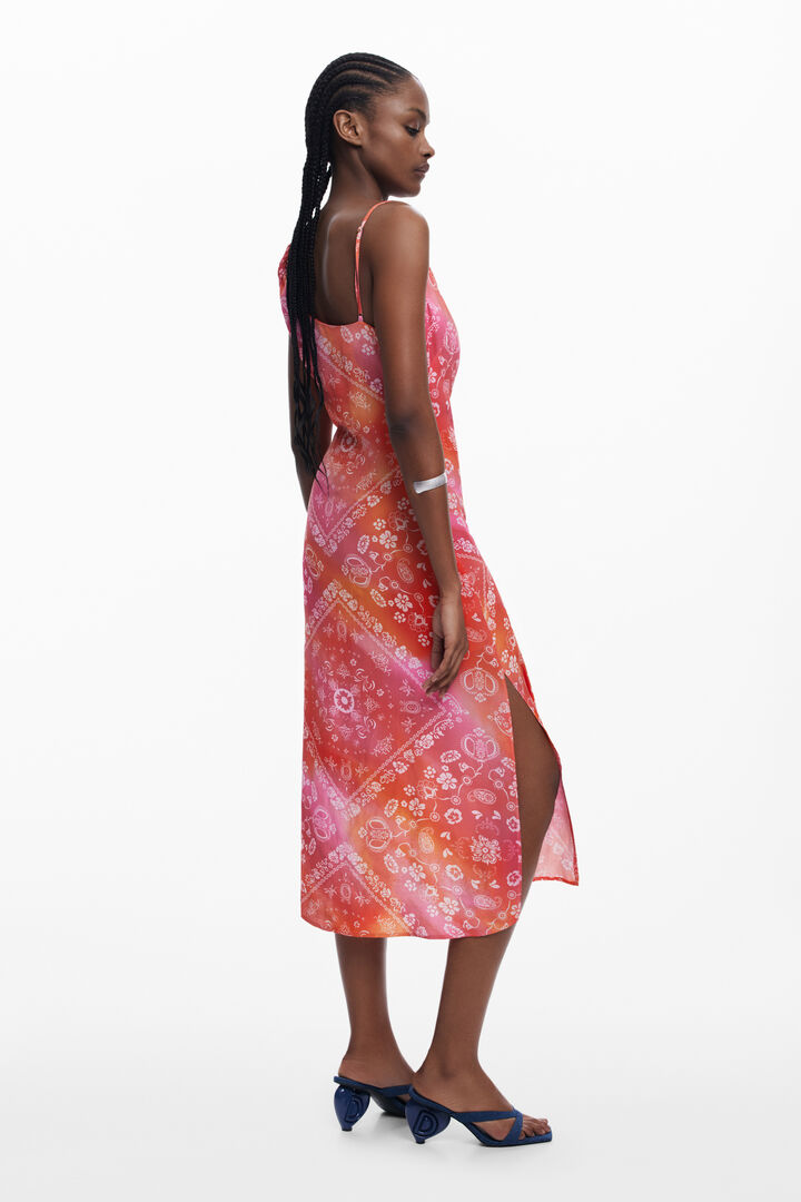 Vestido bandana multicolor | Desigual