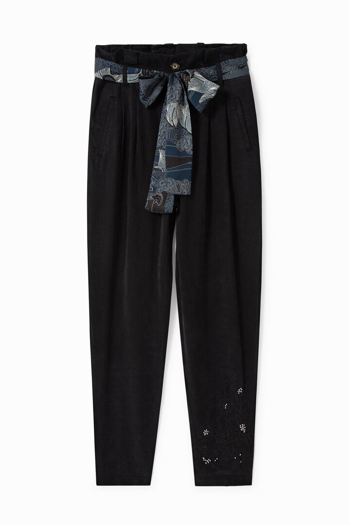 Pleated trousers scarf | Desigual