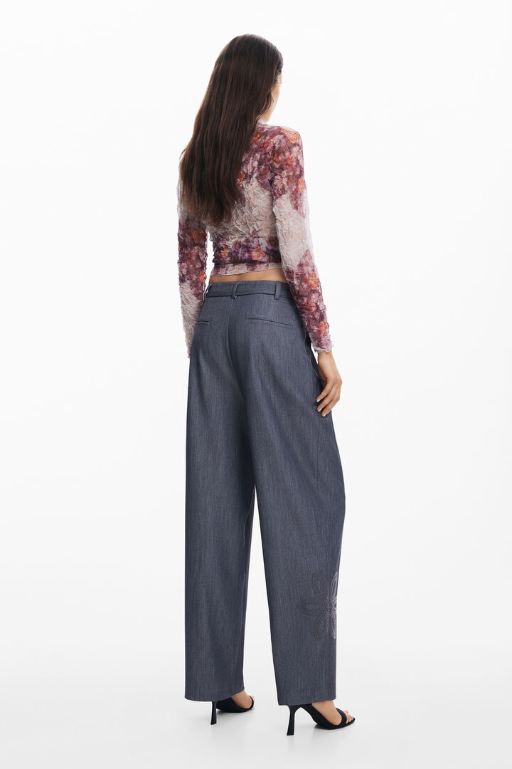 Pantalón largo recto | Desigual