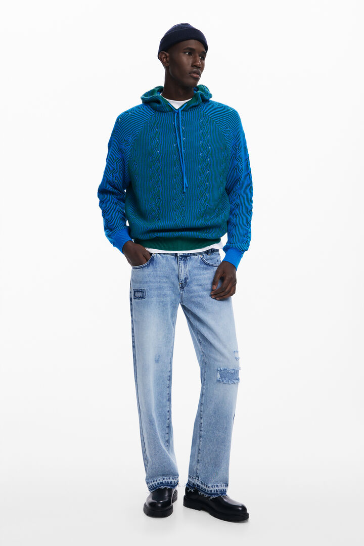 Knit hoodie | Desigual