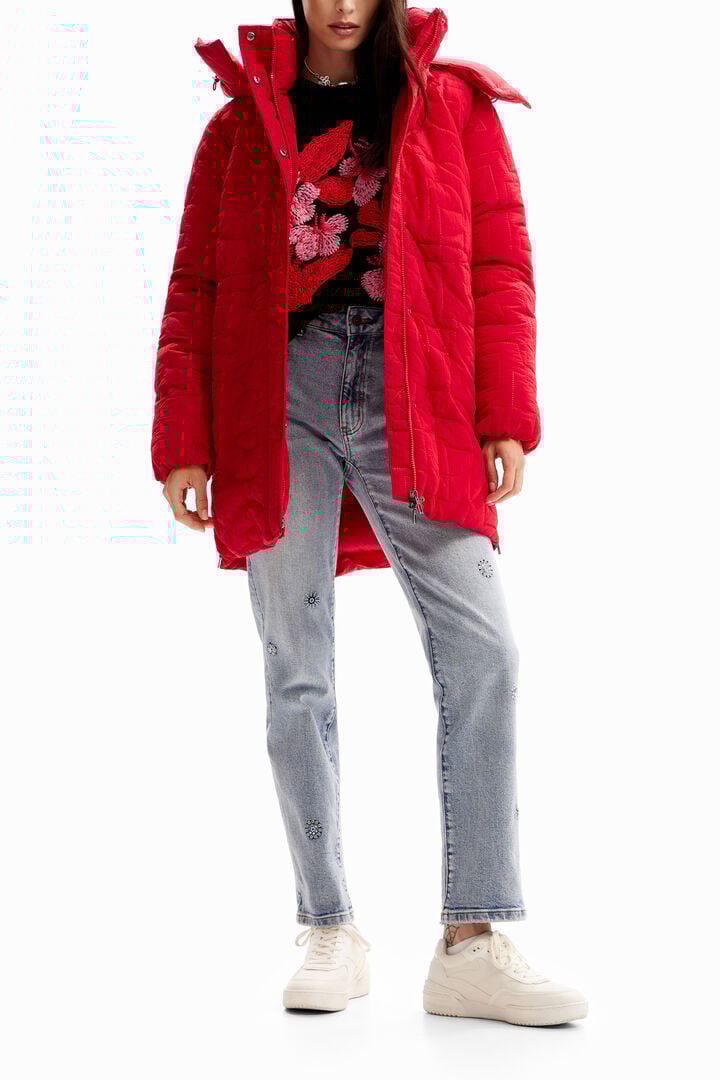 Padded zips coat | Desigual