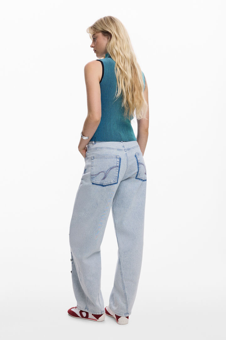 Zip-knit T-shirt | Desigual