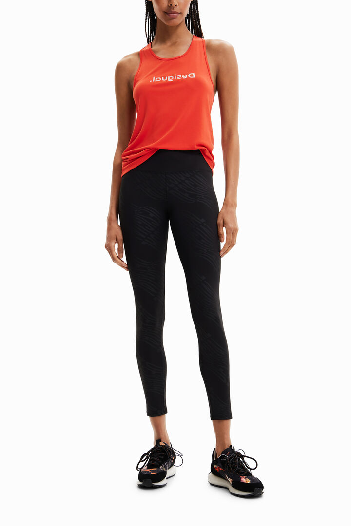Sleeveless basic T-shirt | Desigual