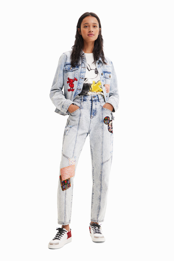 Disney's Mickey Mouse denim jacket | Desigual
